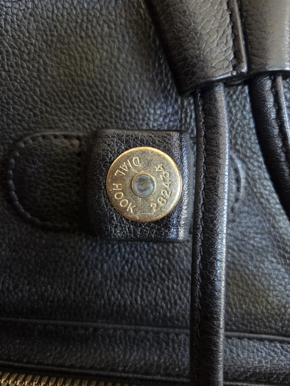 MCM Black Leather Mini Backpack with Gold Hardware - Picture 7 of 9